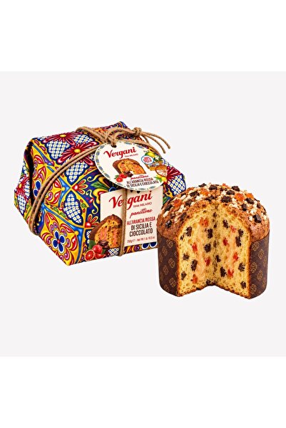 Vergani Panettone cu cremă de ciocolată și portocale roșii, 750g