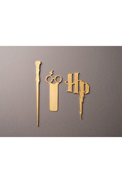LUBIKO STUDIO 3-Piece Harry Potter Design Bookmark Set - Special Gift Book Re...