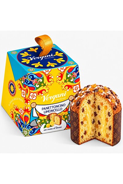 Vergani Mini Panettone cu cremă de Limoncello, 100g