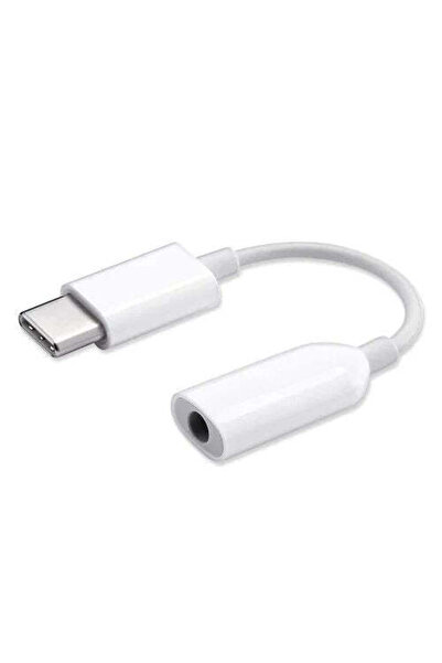 OEM USB Type-C към 3.5 мм жак адаптер за Xiaomi, бял