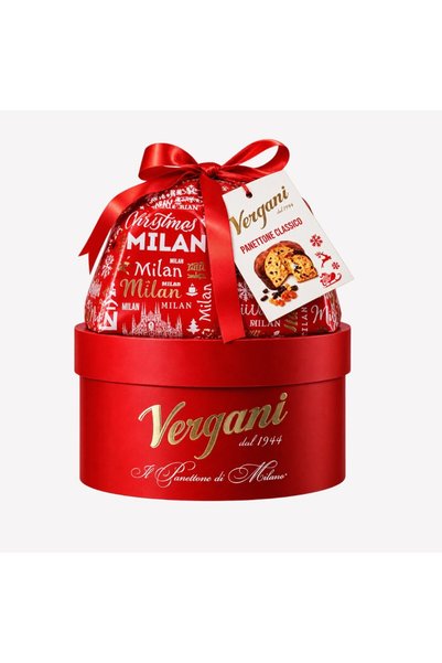 Vergani Panettone Luxury Classic Le Cappelliere 1000g, velvet box