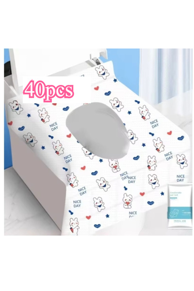 Choice 40pcs rabbit Disposable Toilet Seat Covers, 10/40/70 Uds., for Travel,...