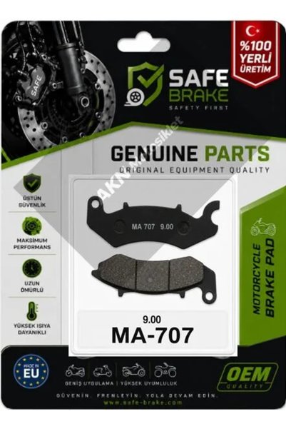 safe YARI SİNTER RKS SRK -R-S REGAL KAPTOR KEEWAY 125 ÖN DİSK BALATA