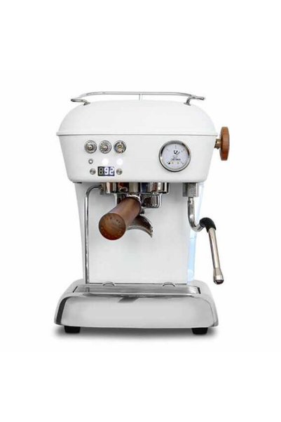 Dream PID Beyaz Ahşap Yarı Otomatik Espresso Kahve Makinesi
