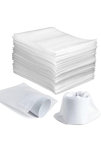 TERRIFI 50 Pack Foam Pouches, Cushion Foam Wrap for Moving and Storing, 10"x1...