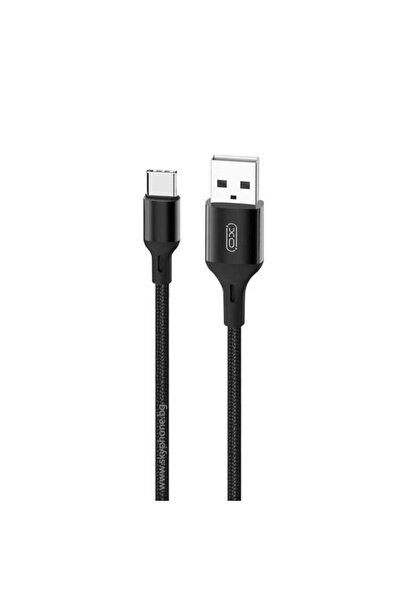 Xo Data cable NB143 USB-A - Type-C, 1 m, 2A, Black