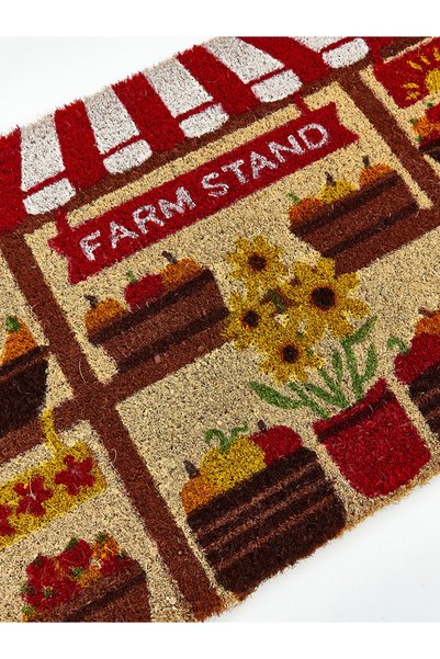 LC Waikiki Renkli̇mağazadan Lcw Home Mixed Floral Printed Door Mat 40X60 cm