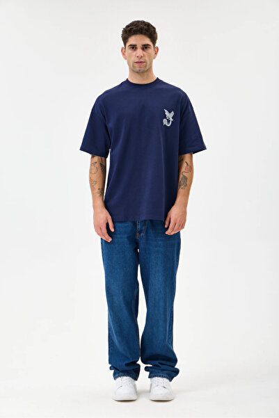 Phoenix Oversize T-Shirt - Lacivert
