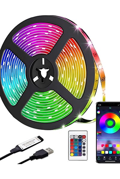 zola Waterproof RGB LED strip, 3 m, Bluetooth, remote control, music synchron...
