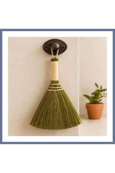 Generic Brand Wicker Handle Door Ornament and Broom Dlra