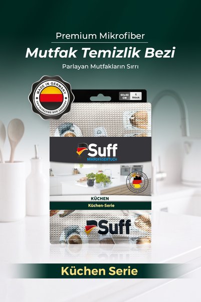Suff Küchen Mikrofiber Mutfak Bezi Leke Tutmayan Dekoratif Çay ve Kahve Köşes...