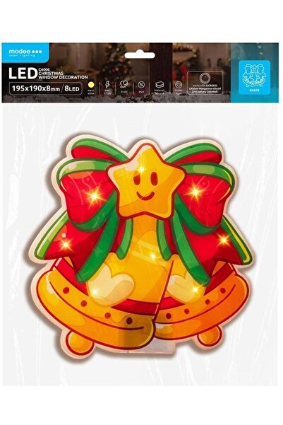 Modee Lighting Modee Χριστουγεννιάτικη διακόσμηση παραθύρου LED, λειτουργεί μ...