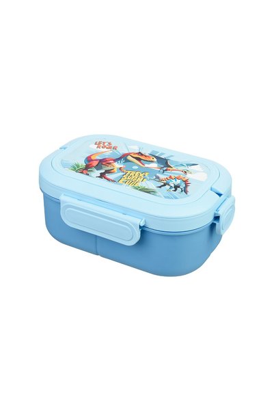 Cosiness Trex 2-Tier Nutrition & Storage Container + Water Bottle with Dual Drinking Options 550 Ml. Seti