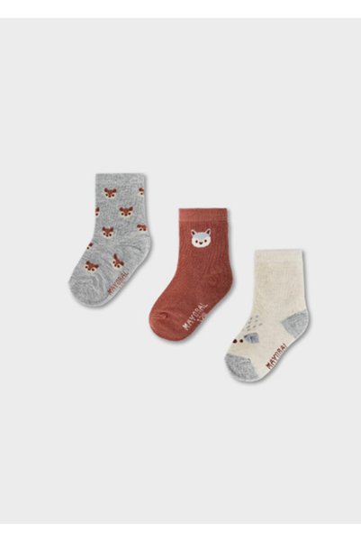 MAYORAL 3 Pairs of Patterned Baby Socks 10248