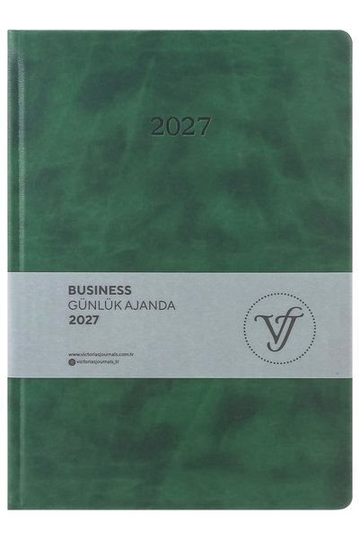 Victoria's Journals Business-2027 Year Daily Agenda 20X28 Cm. One Page Per Da...