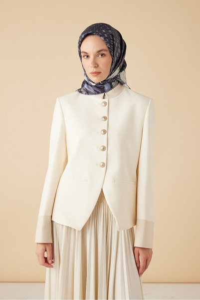 Maisa Susen Twill İpek Eşarp İNDİGO 90 x 90