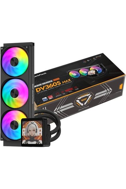 Dark Flash Ψύκτρα Επεξεργαστή Darkflash DV360S Max (Μαύρο) - (DV360S Max Μαύρο)