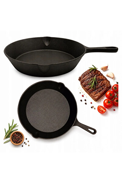 HAGE Tigaie din fonta masiva 30 cm, 2.7 kg –