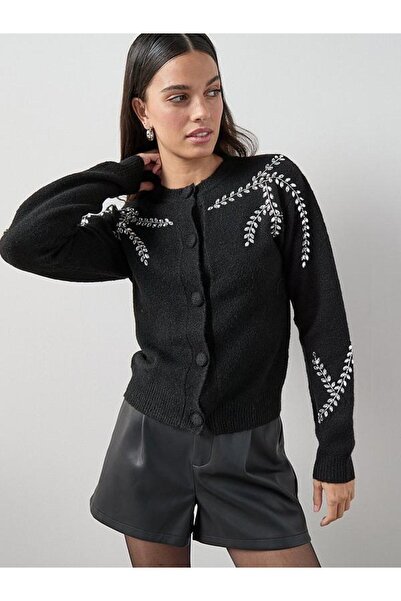 Sheya Cardigan, negru
