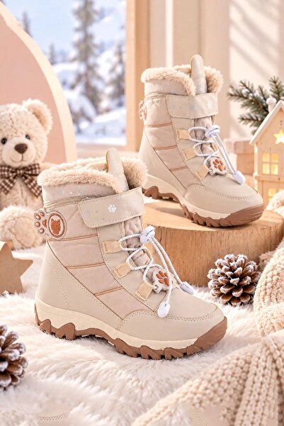 AlbiShoes Κοριτσίστικες παιδικές μπότες χιονιού unisex με αντιολισθητική σόλα...