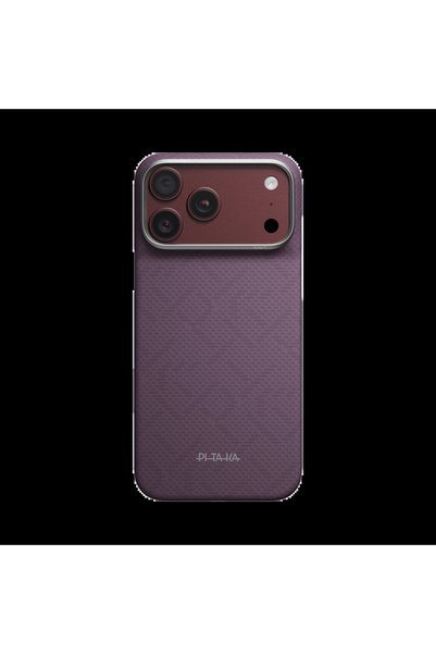 PITAKA Husă pentru iPhone 18 Pro Max, Husă Edge PitaTap PTK Weaving, Mov Char...