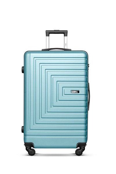 Generic Brand Pilg Medium Luggage | 360° 4 Wheeler| 24 Inch, Turquoise