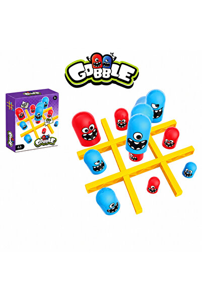 stars pearl Kids' X-O Game Gobble with Interlocking Pieces in the Shape of Mo...