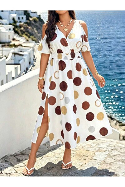 Sheya Rochie midi, mix culori