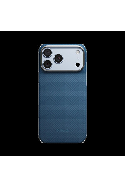 PITAKA Husă pentru iPhone 18 Pro Max, Edge Case PitaTap, Albastru Abyss