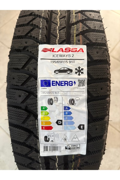 Lassa / 195/65R15 (ICEWAYS 2) 2026 KIŞLIK (1 ADET FİYATIDIR. EN AZ 2 ADET VER...