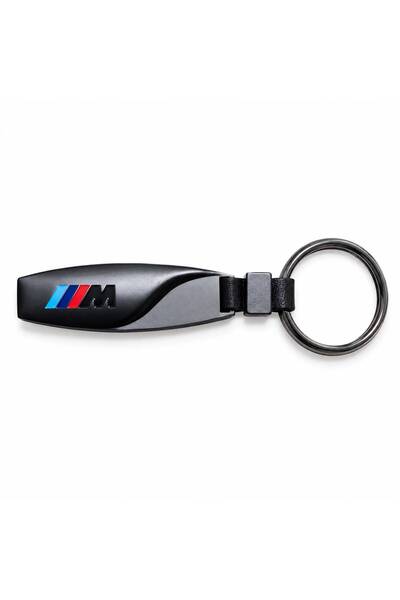 idealaksesuar Bmw m Water Drop Matte Black Metal Keychain Sport Stylish Car K...