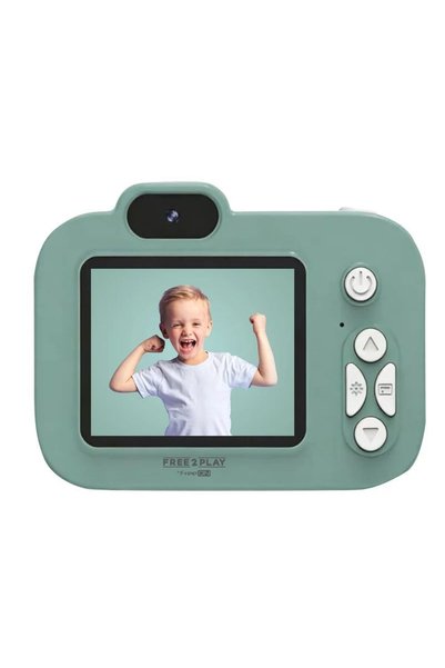 Free2Play Camera foto digitala pentru copii, Free2Play, Camera duala, Green