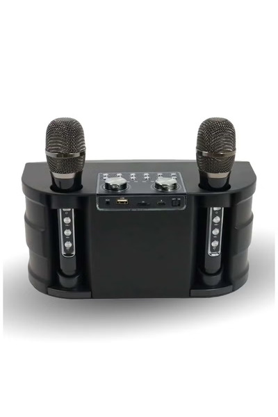 Smartberry Smart Berry M25 Bluetooth Karaoke Speaker with Twin Wireless Mic Setup