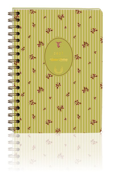 Victoria's Journals 2027 Motivational Agenda A5 – Spiral Weekly Planner, Hard...