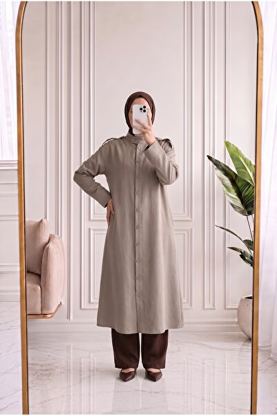 Holehola Dilzar cu nasturi pe umăr, model Cap-EK1124 Mink