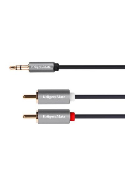 KM Cablu Jack 3.5 - 2RCA 1M Basic K&M