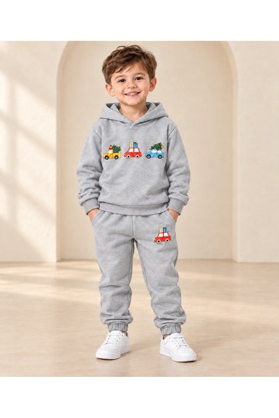 LB little bosses طقم رياضي شتوي للأطفال للجنسين (3 قطع)