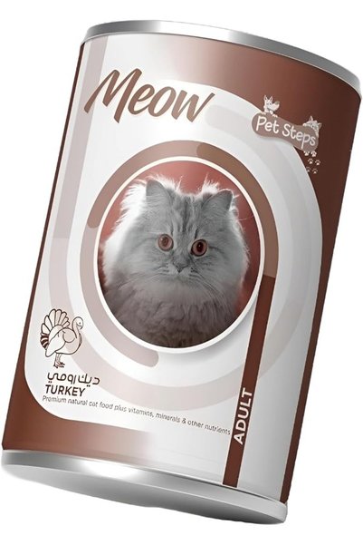 Pet Steps Meow Pet Steps Miao Dec Roumi Cat Food for Adult Cats Canned 400g
