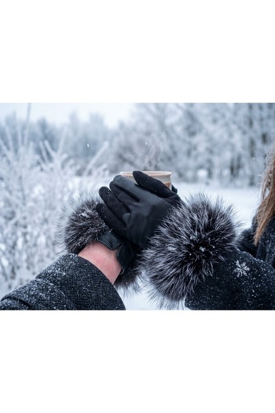 JHTshop Women's Luxury Touchscreen Faux Leather Gloves