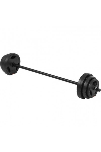 Gorilla Sports Set bară cu greutăți Body Pump, plastic, 20 kg