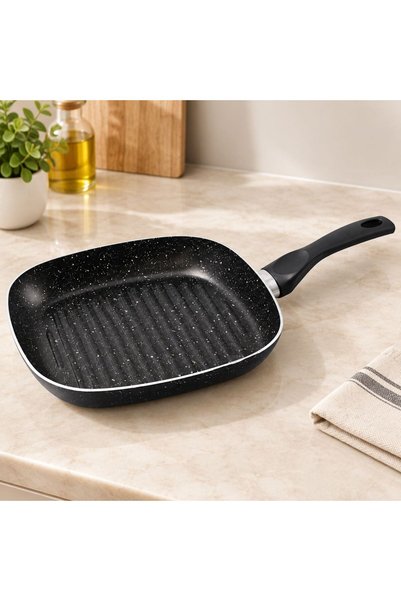 Royaleks Granite Coated Single Handle Grill Pan