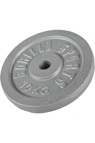 Gorilla Sports Discuri de halteră din fontă 0,5 - 30 kg Argintiu / 10 kg