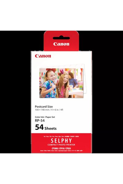 Canon RP-54 Fotoğraf Kağıdı ve Renkli Kartuş Seti 54 Baskı