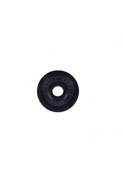Gorilla Sports Discuri de halteră din fontă 0,5 - 30 kg Negru / 1,25 kg
