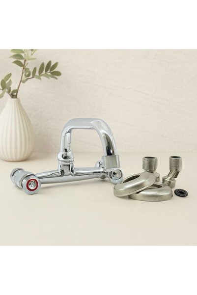 atastore2017 Wall Mount Swivel Spout Kitchen Faucet