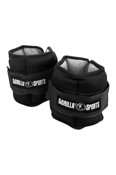 Gorilla Sports Greutati pentru incheietura mana/glezna reglabile 0, 45 - 2, 2...