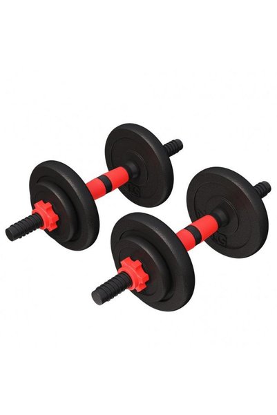 Gorilla Sports Σετ αλτήρων από χυτοσίδηρο 25 χιλ. 15 κιλά