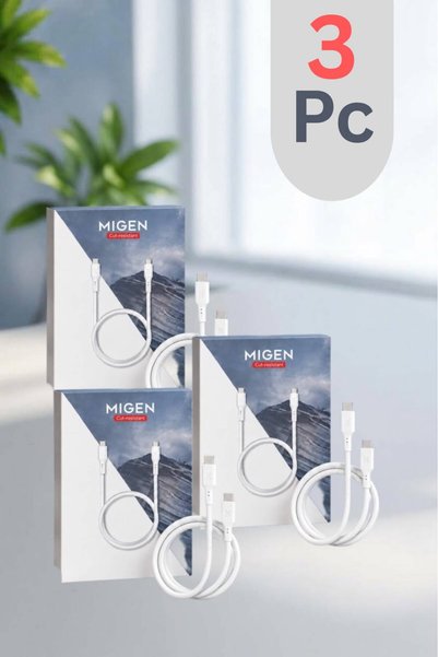 Generic Usb-C 60W to Migen Usb-C Charging Cable (3 Pieces)