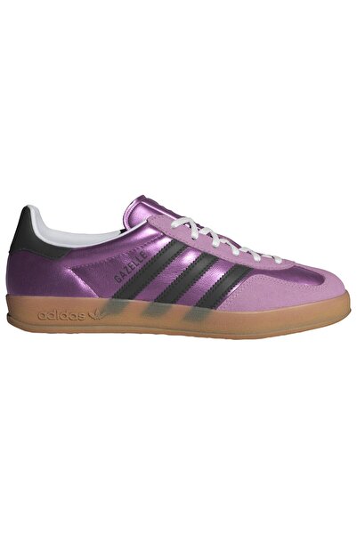 adidas Γκαζέλ Γυναικεία Μεταλλικά Δερμάτινα Σνίκερς Εσωτερικού Χώρου, Μέγεθος...