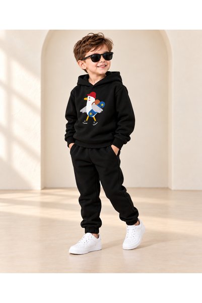 LB little bosses Winter Children's Tracksuit Unisex (Duck Skateboard)